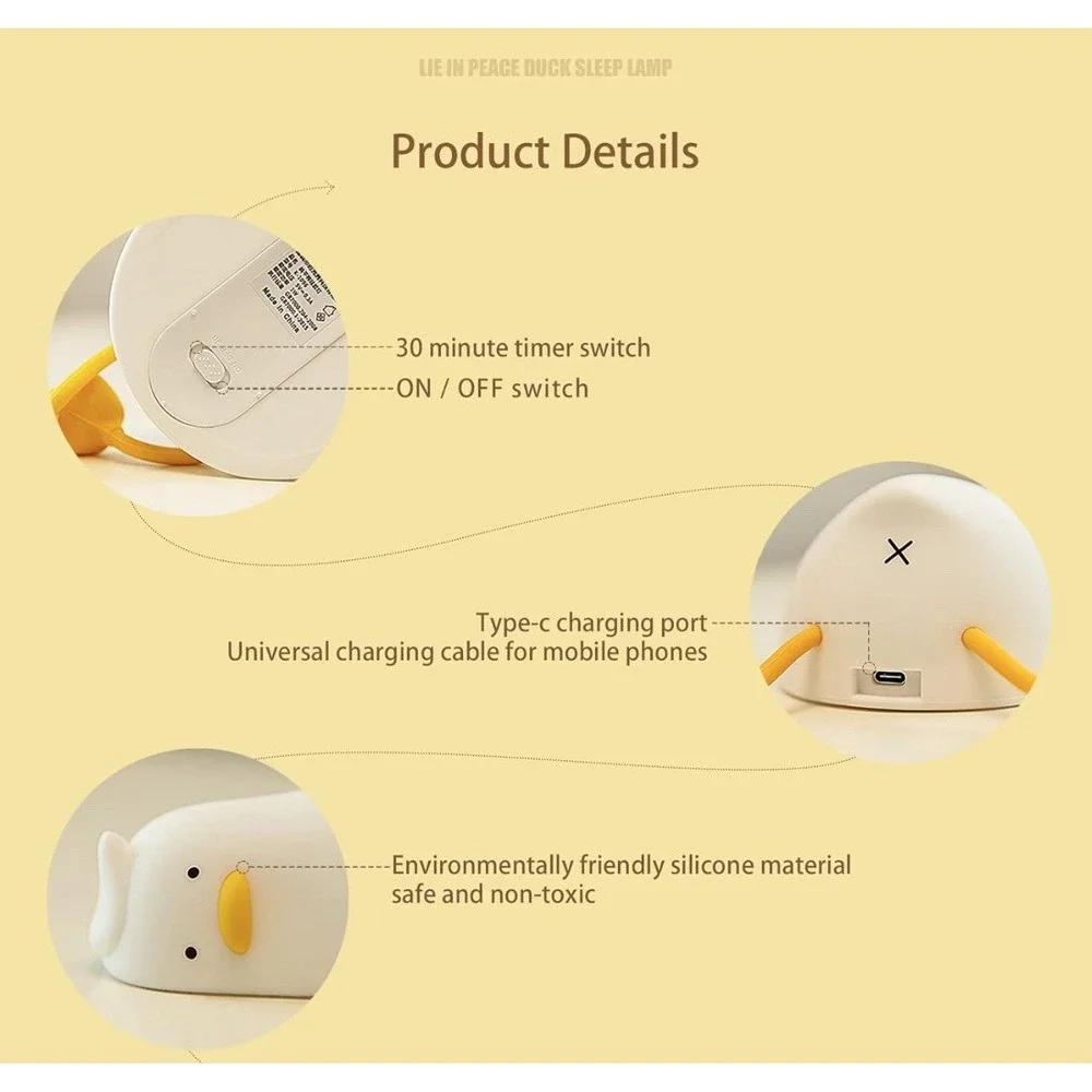 Cute Duck‎ Night  Warm White Night New